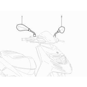 Spiegels Piaggio Typhoon 50 2-takt Euro 3 2011