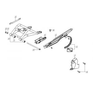 Achterbrug Kymco K-Pipe 125