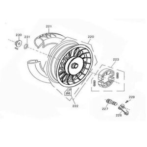 Achterwiel - Remschoenen Edwards Tomorrow Legend rood