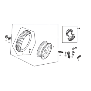 Achterwiel Sym Orbit III 125I E4
