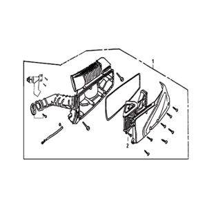 Air cleaner Sym Orbit II 125i E4