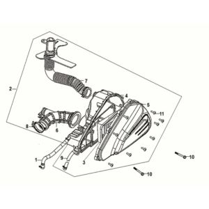 Air Cleaner Sym Orbit III 125I E5