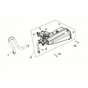 Air cleaner Sym Orbit III 50 E5