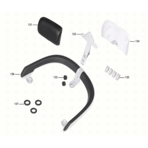 Back rest / rear carrier Yadea G5