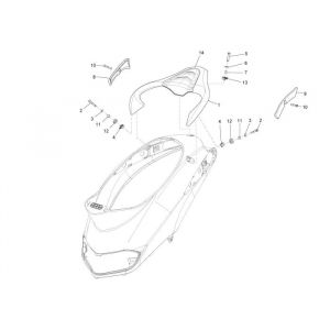 Achterdrager Piaggio Liberty 50 2-takt AC