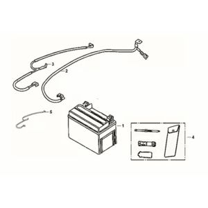 Battery - Tool Box Sym Orbit III 125I E5