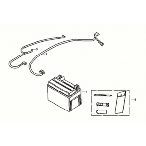 Battery - tool box Sym Orbit III 50 E5