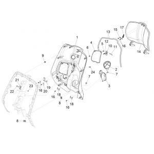 Beenschild Vespa Elettrica 25km/u SCH Euro 5 2021