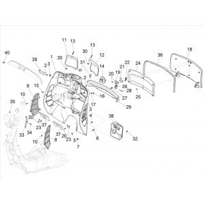 Beenschild Vespa GTS 300 HPE 4V IE ABS Euro 4 2019