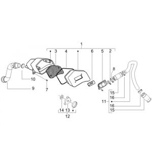 SLS Filter Piaggio Fly 50 2-takt AC