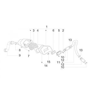 SLS Filter Piaggio Zip 2000 2-takt AC