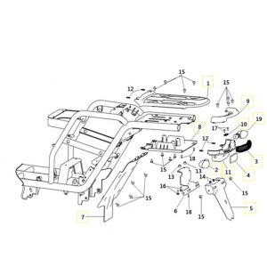 Achterdarger - Achterspatbord -Achterlicht  Goccia GEV2000