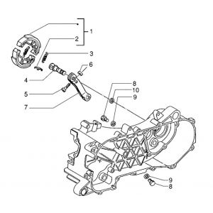 Remschoenen - Remsleutel Piaggio Zip RST 50 2-takt AC