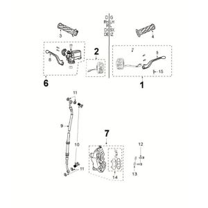 Braking system Peugeot Speedfight 4 50i E5
