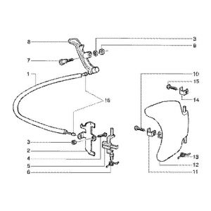 Benzinetankklep Gilera Runner FXR 180 2-takt