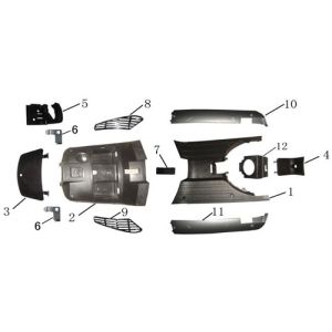 Beenschild - Treeplank BTC Bellagio (12 inch) 21 creme