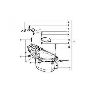 Helmbak Gilera Runner 50 2-takt LC 1998-2005