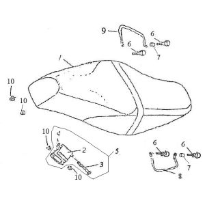 Zadel Turbho RG50 donkerblauw