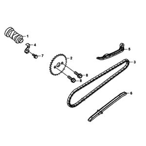 Cam shaft - cyl. head L. side cover Sym Orbit II 125i E4