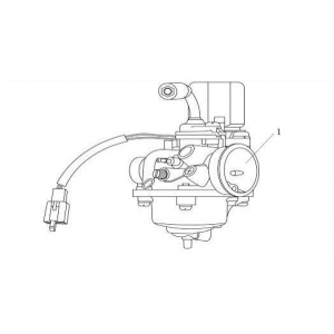 Carburateur China Venom zwart