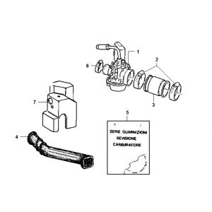 Carburateur Piaggio Typhoon 50 2-takt AC 1998-2005