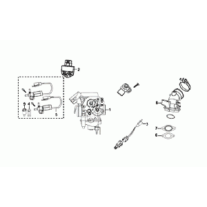 Carburateur Sym Orbit II Euro 4 Mat Gray