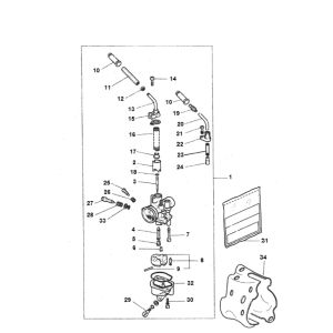 Carburateur Yamaha Bw's 2-takt