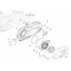 Carterdeksel Piaggio Medley 125 ABS Euro 5 2021-2022