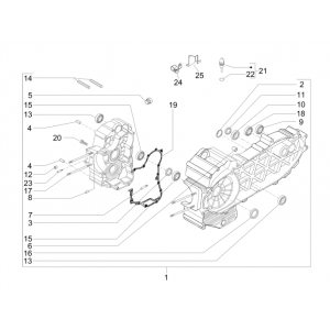Carter Piaggio Beverly 500 Euro 3 2007-2012