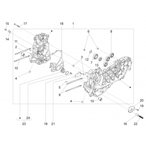 Carter Piaggio Fly 125 IE 4-takt 3V Euro 3