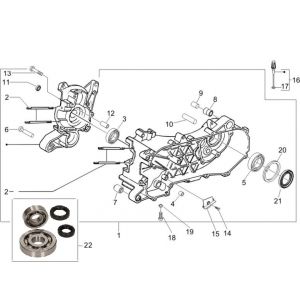 Carter Piaggio Zip 2000 4-takt AC