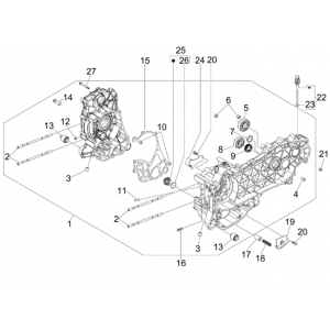 Carter Vespa GTS 300 ie 2008-2016 (met en zonder ABS)