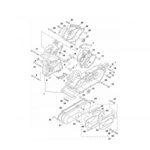 Carter - Carterdeksel Yamaha Aerox 4-takt 2014