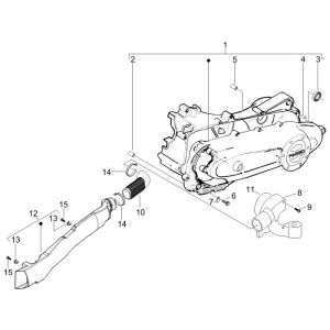 Carterdeksel Piaggio Liberty 4-takt