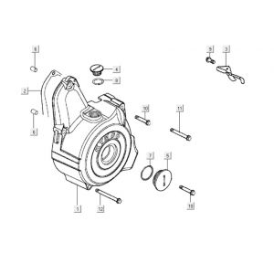 Vliegwieldeksel Kymco K-Pipe 125