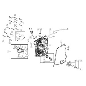Carter - Peilstok - Oliefilter Kymco Xciting 400i Geel