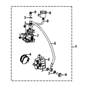 CBS remsysteem Sym Orbit III 125I E4