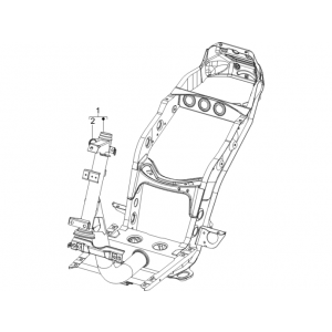 Frame Piaggio Zip 50 SP 2-takt LC 2006-2013