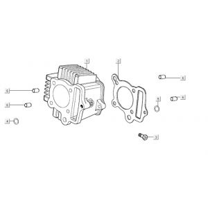 Cilinder Kymco K-Pipe 125