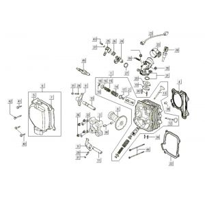 Cilinderkop Kymco Like 200i Wit