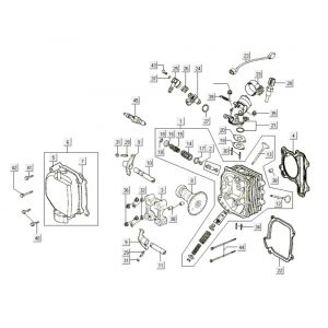 Cilinderkop Kymco Like 200i Zwart