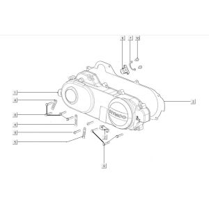 Clutch cover assy Kymco Filly 50 E5+