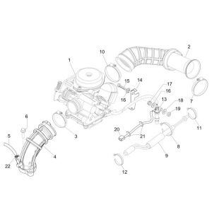 Carburateur Vespa Primavera 50 4-takt 4V