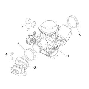 Carburateur Gilera Runner 200 VXR 4-takt 2006
