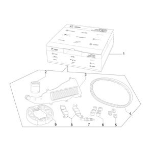 Onderhoudspakket Piaggio Liberty 125 IGET 3V ABS Euro 5