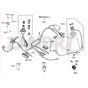 Contactslot - Kabelboom BTC Riva Sport zwart