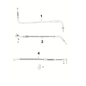 Controls and cables Peugeot Speedfight 4 50i E5