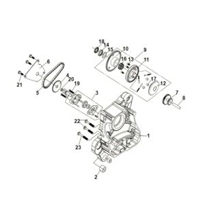 Crank case-oil pump assy Sym Symphony ST 125i LC E5