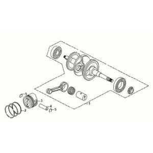 Crank Shaft Sym Orbit III 125I E5