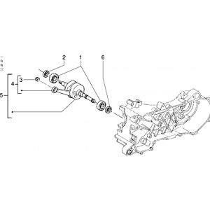 Krukas Piaggio Zip RST 50 2-takt AC